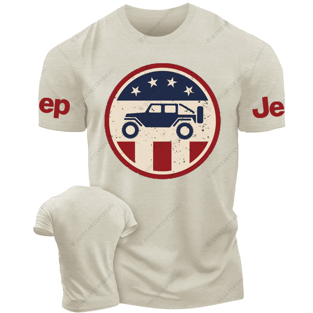 Patriotic Off-Road Adventure Vehicle Jp T-Shirt