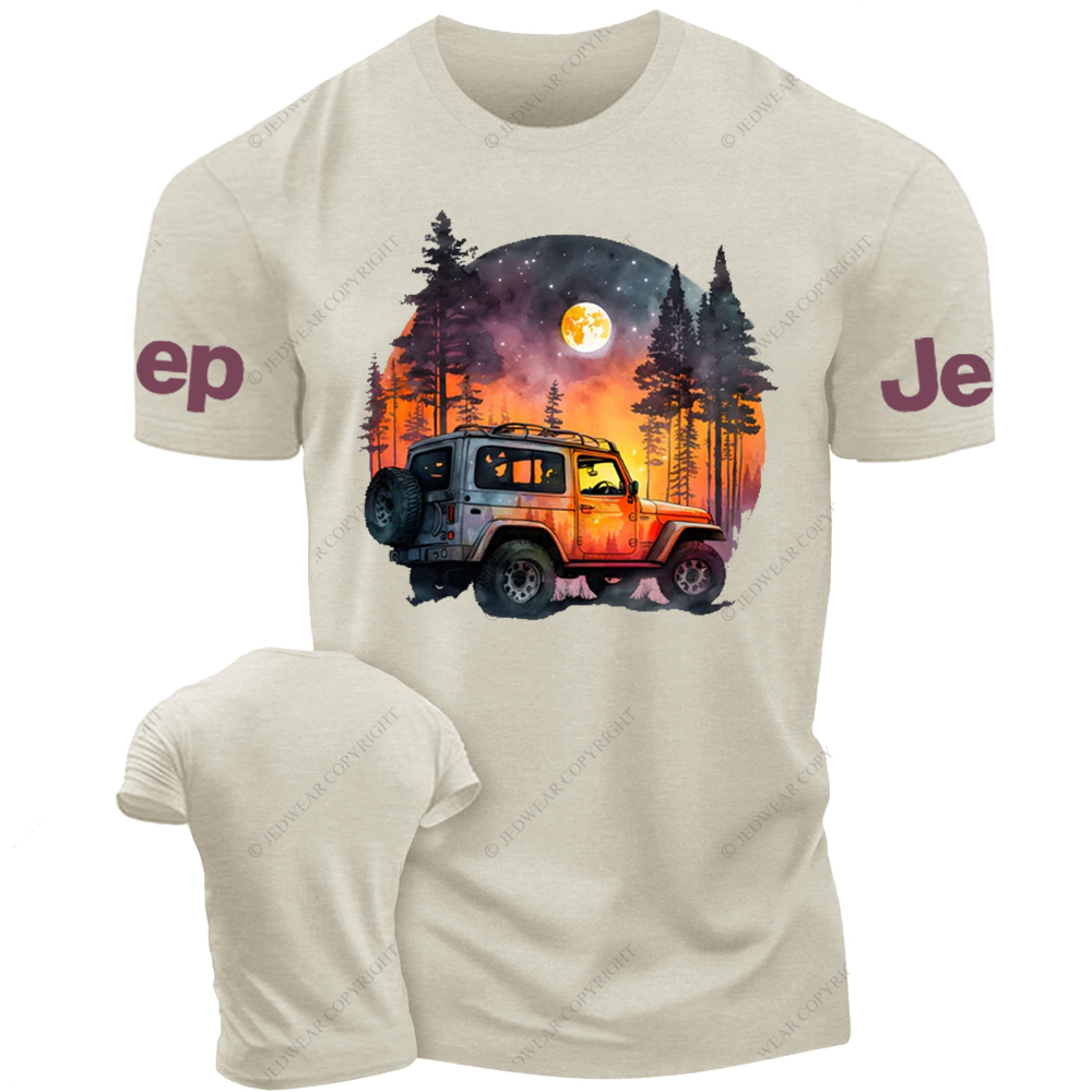 Off-Road Vehicle Full Moon Forest Jp T-Shirt