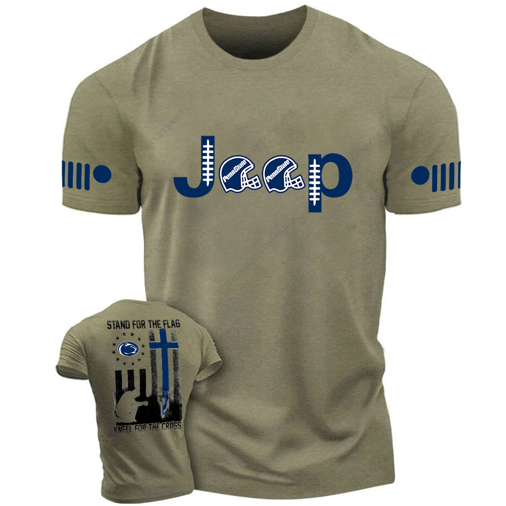 Penn State Stand For The Flag Kneel For The Cross Nation Jp T-Shirt
