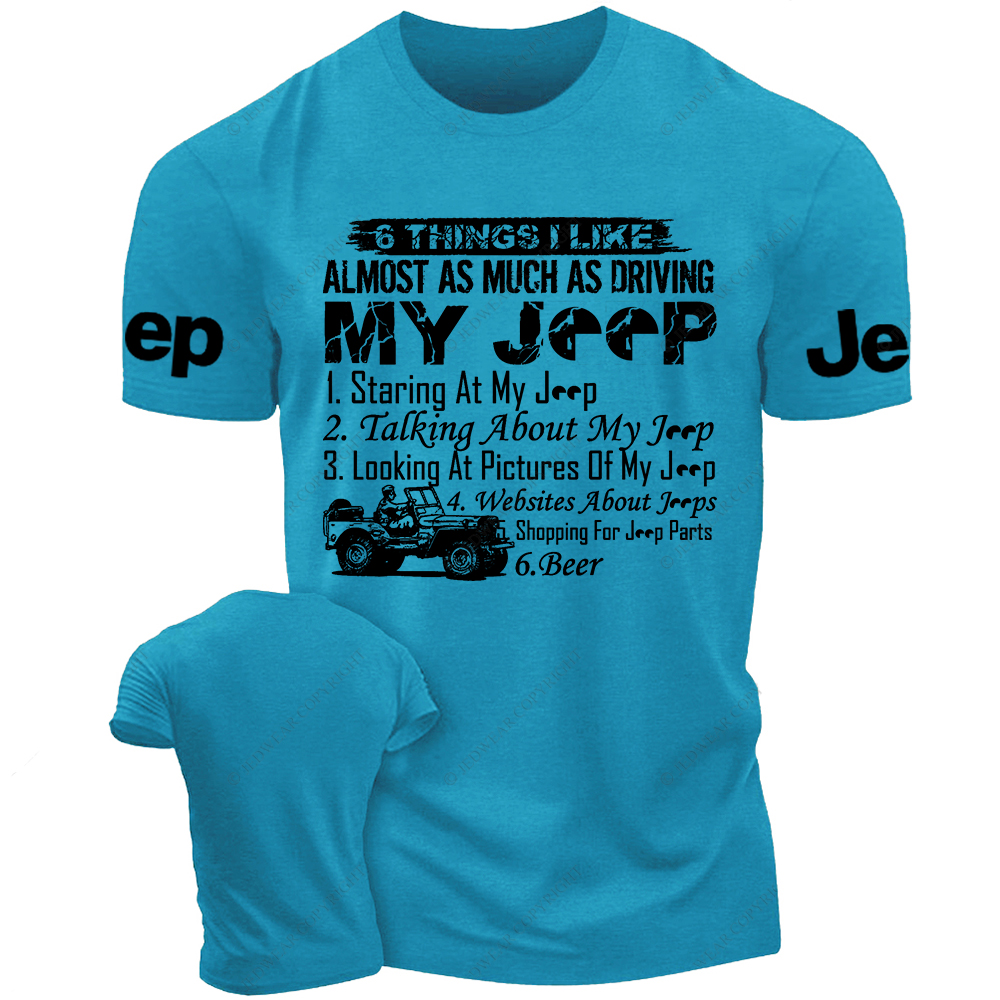6 Things I Like Almost As Much As Driving Mug On Mug Jp T-Shirt