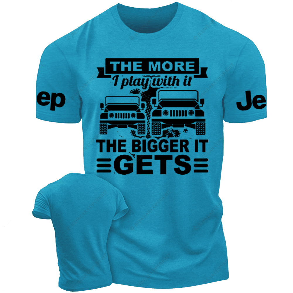 The More I Play With It The Bigger I Get Jp T-Shirt