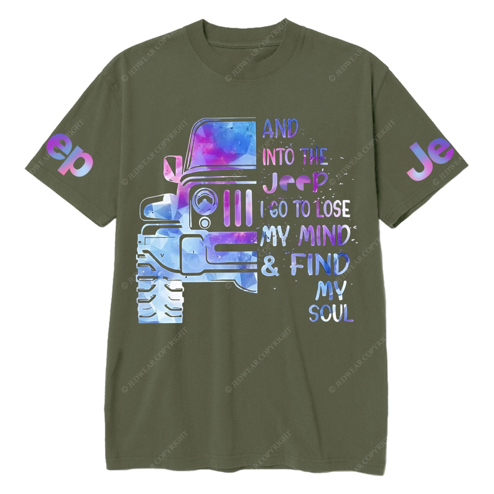And Into The Car I Go To Lose My Mind Find My Soul Jp T-Shirt