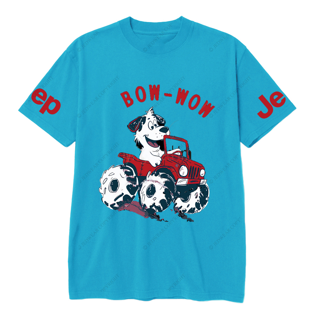 Bow Wow  Dalmatian Driving A Car JP T-Shirt