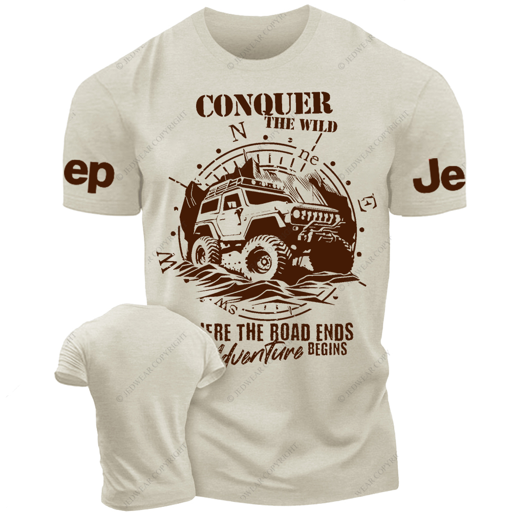 Off-Road 4x4 Car Wild Forest Adventure Jp T-Shirt