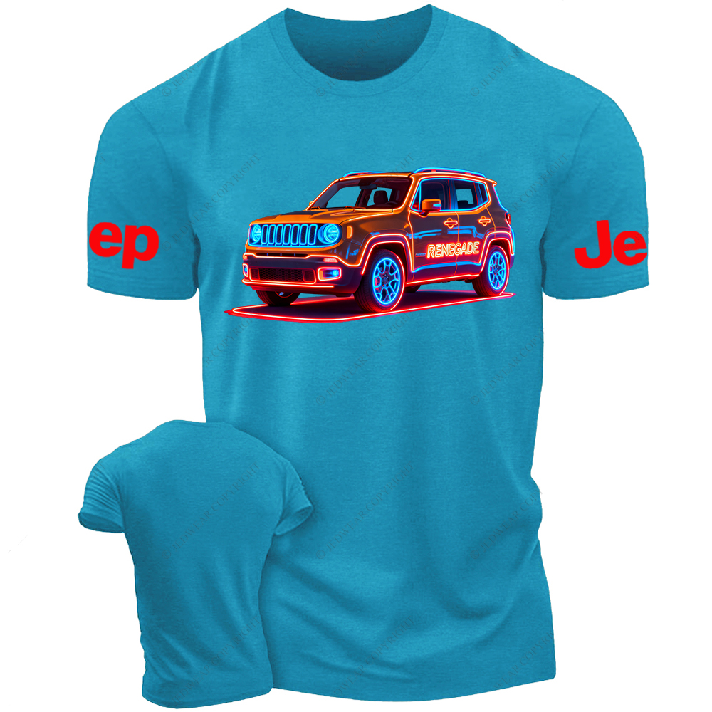 Colorful Neon Lines Off-Road Renegade Jp T-Shirt