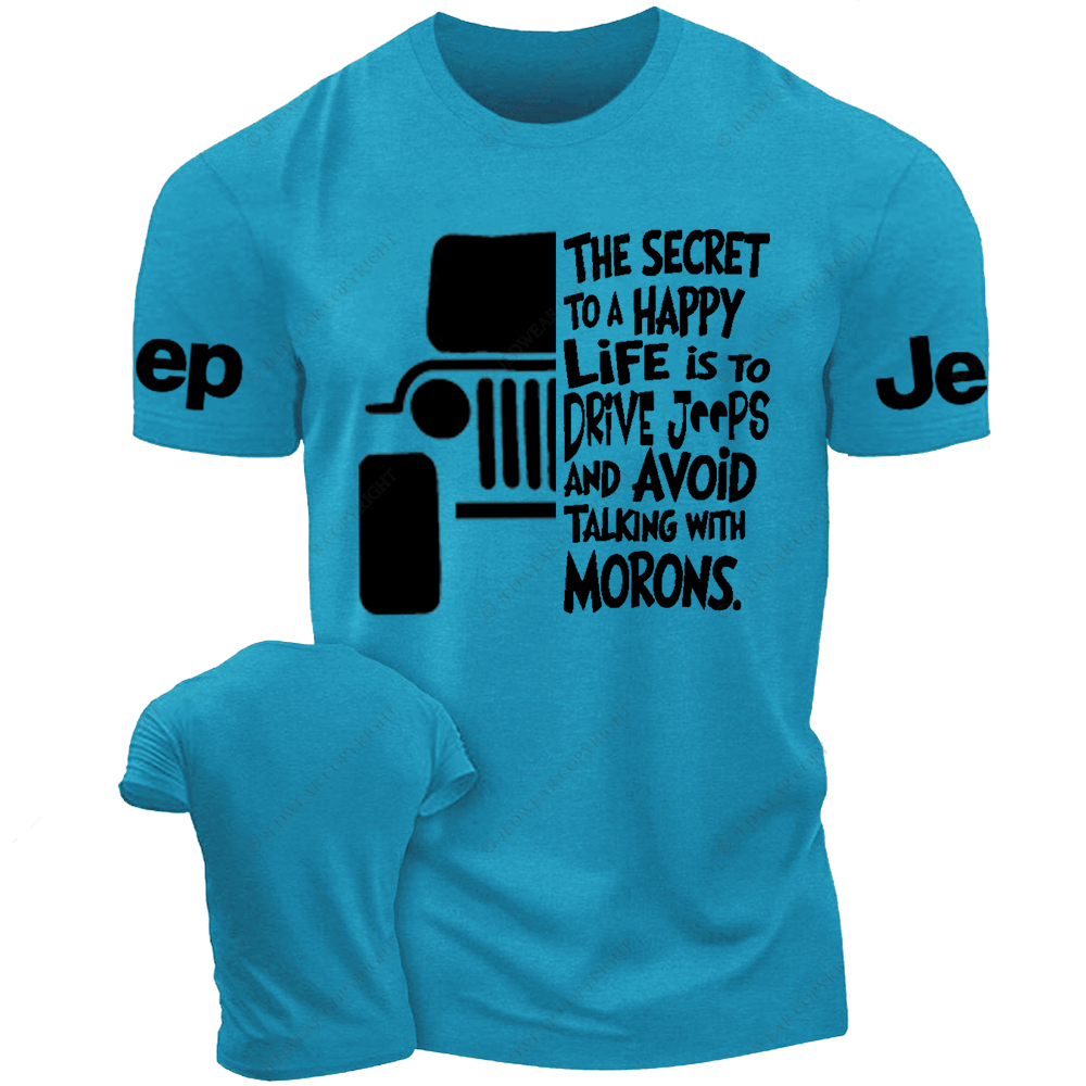 The Secret To A Happy Life Is To Drive Jp T-Shirt