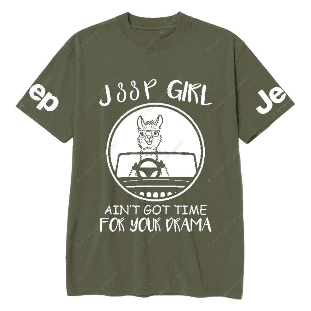 Car Girl Ain’t Got Time For Your Drama Jp T-Shirt