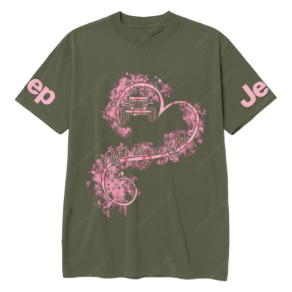 Heart Fight Like A Girl Breast Cancer Awareness Jp T-Shirt