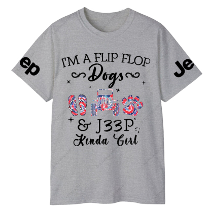 I’m A Flip Flop Dogs Car Kinda Girl Jp T-Shirt