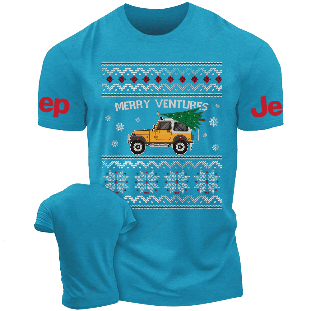 Ugly Christmas Merry Ventures Jp T-Shirt 