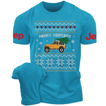 Ugly Christmas Merry Ventures Jp T-Shirt 