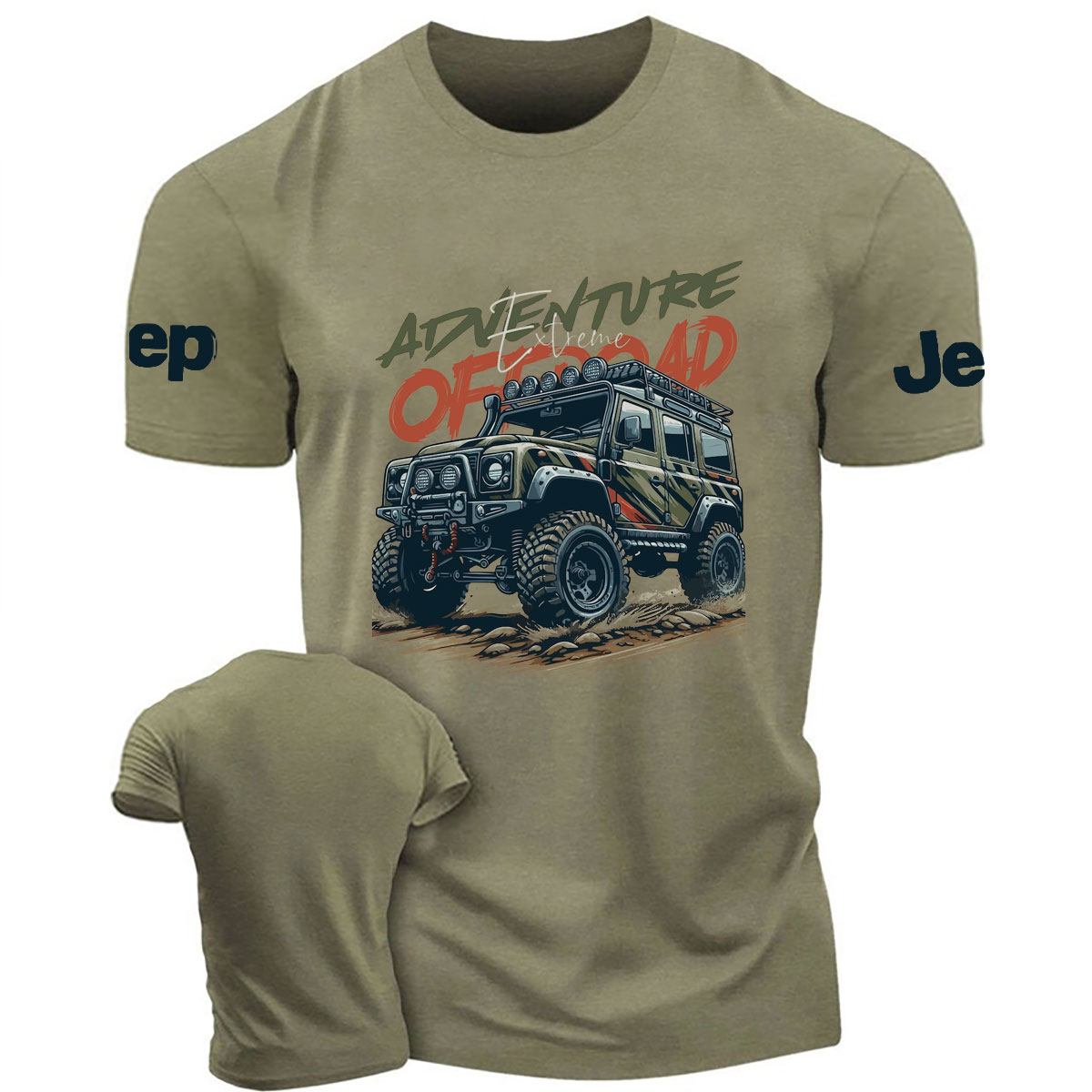 Extream Off Road Adventure Car Design T-Shirt