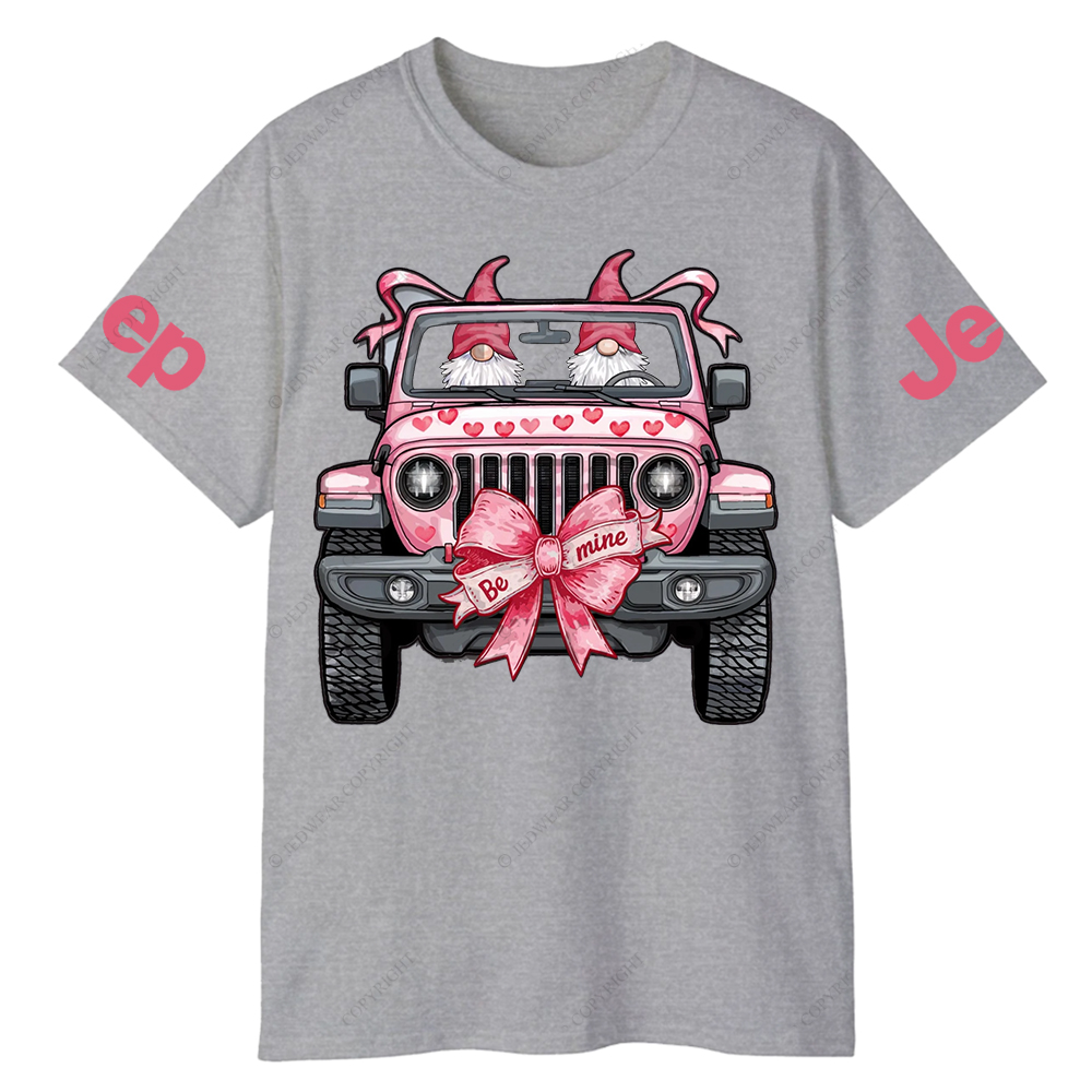 Valentine Gnomes Pink Car Jp T-Shirt