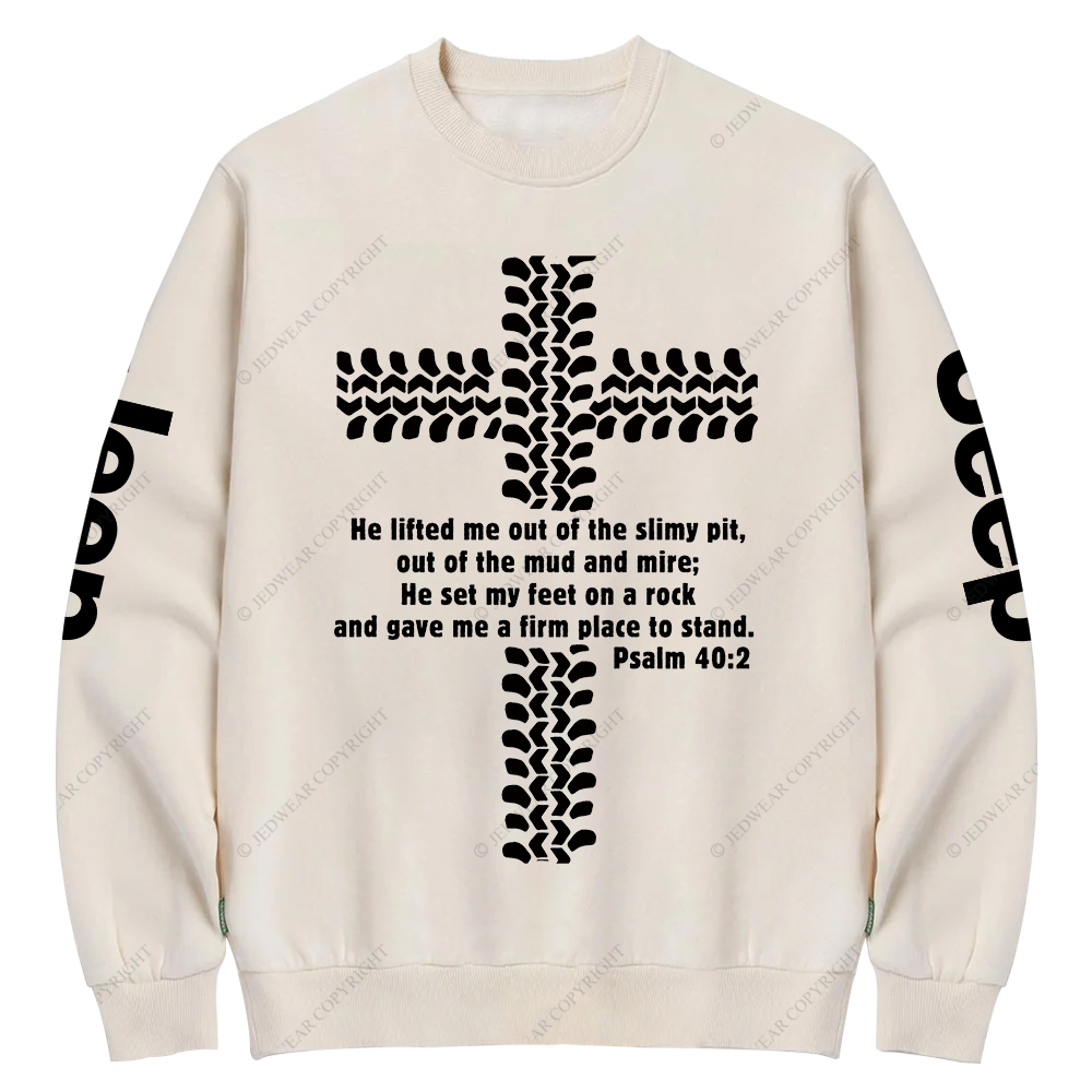 Mount Pisgah Church Religion Jesus Christian Jp Crew Neck Sweatshirt