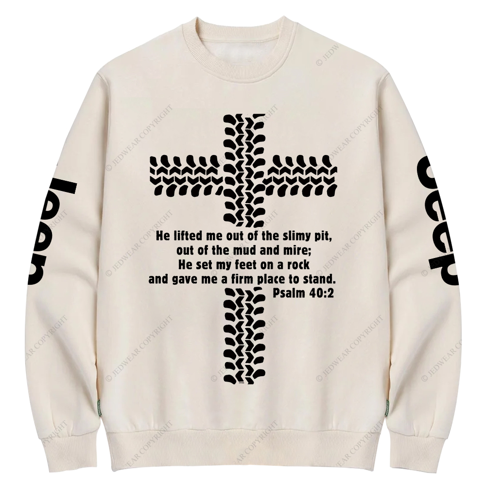Mount Pisgah Church Religion Jesus Christian Jp Crew Neck Sweatshirt