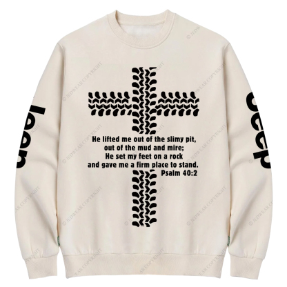 Mount Pisgah Church Religion Jesus Christian Jp Crew Neck Sweatshirt