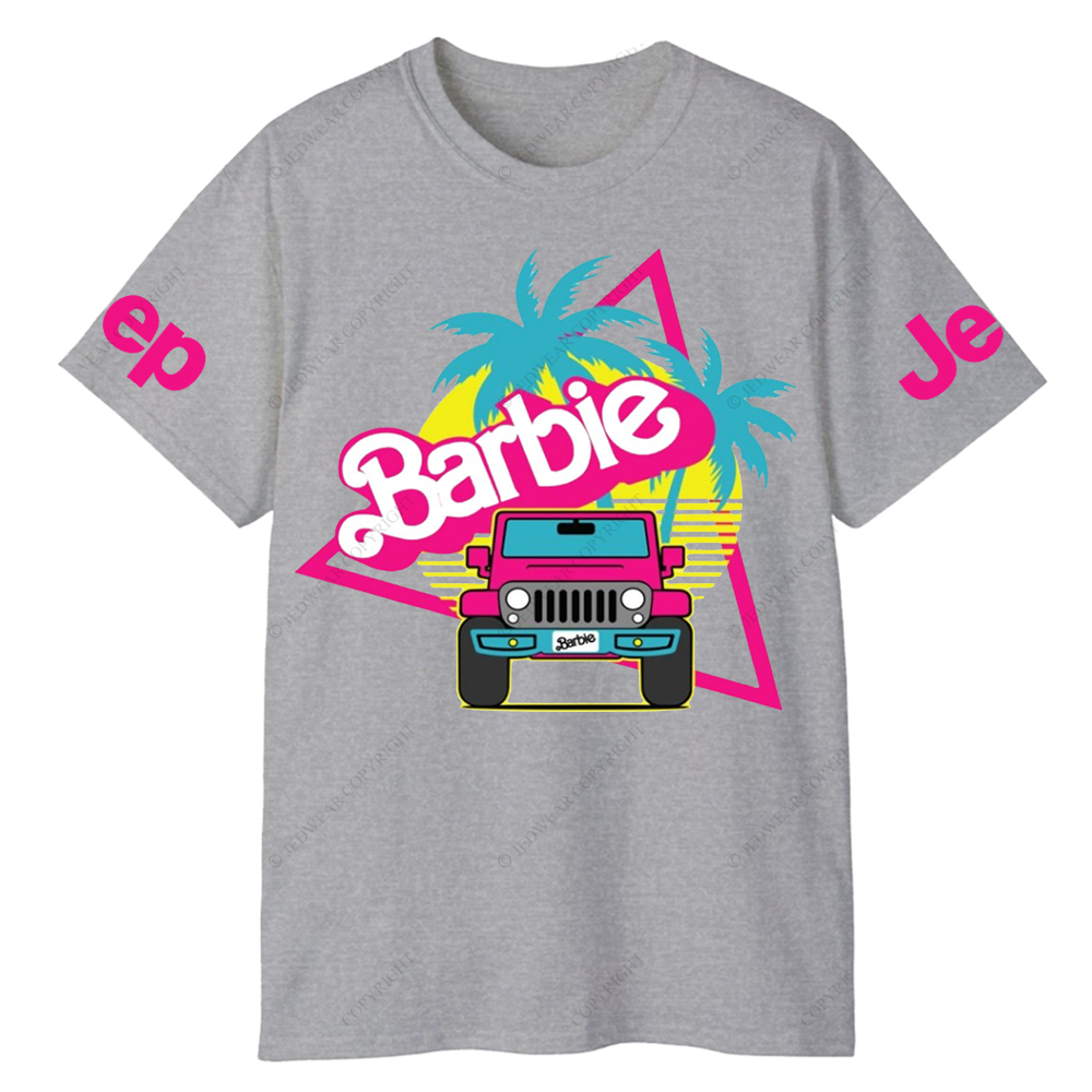 Off-Road Adventure Pink Vehicle Barbie Jp T-Shirt