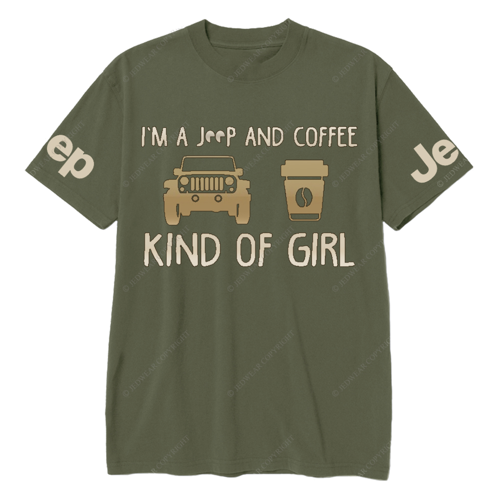 I’m A Car And Coffee Kind Of Girl Jp T-Shirt