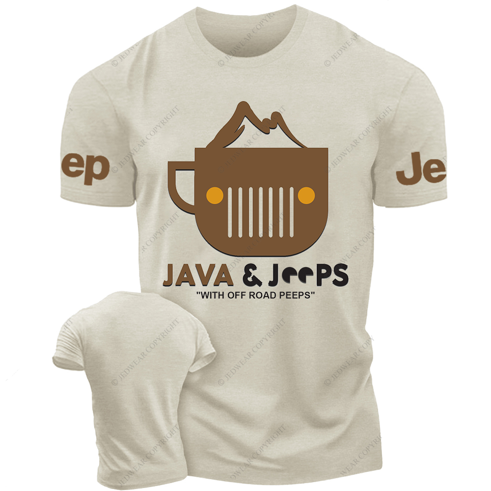 Java Coffee With Offroad Peeps  Jp T-Shirt 