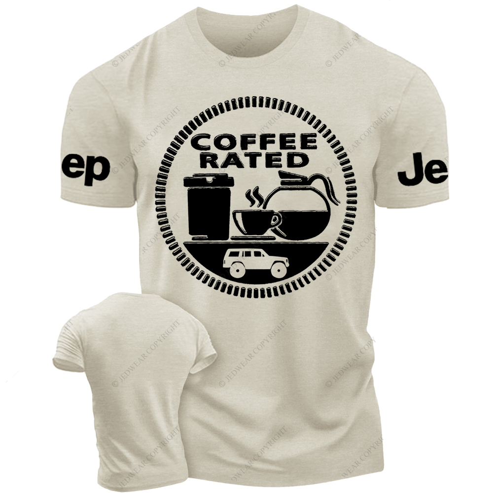Coffee Rated 4x4 Offroad Car  Jp T-Shirt 
