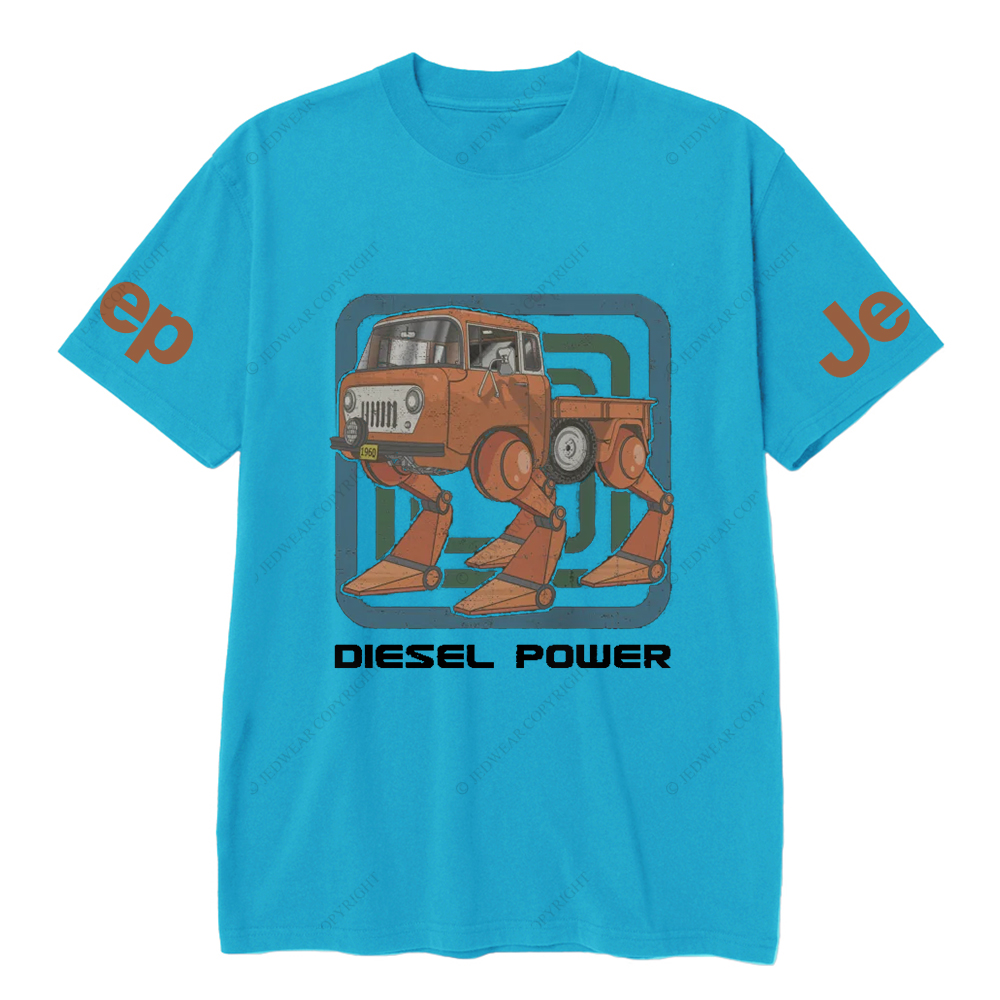 Funny Style Diesel Power Red  Four Wheeler JP T-Shirt