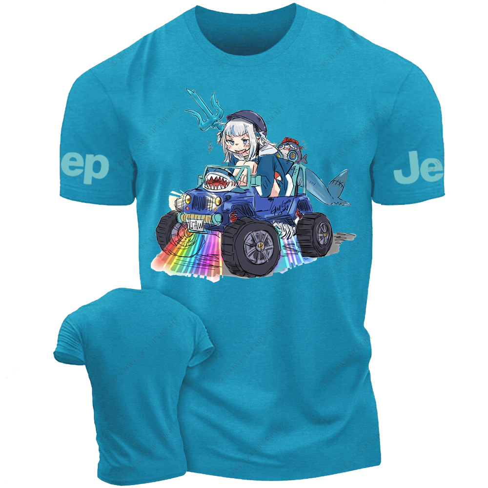 Gooba Cartoon Dolphin Drivering Jp T-Shirt 