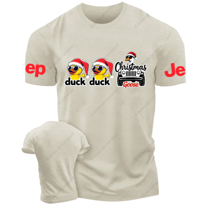 Duck Silly Goose Offroad 4x4 Christmas Jp T-Shirt 
