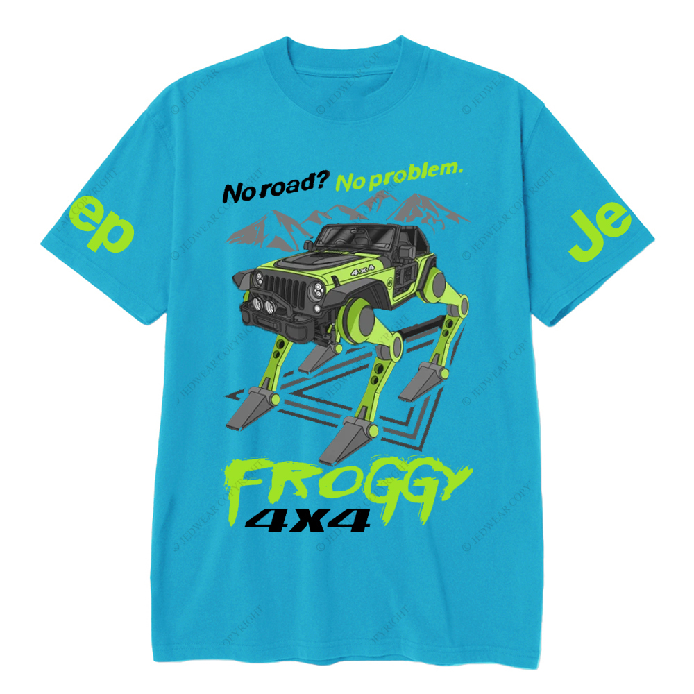 No Road No roblem  Froggy JP T-Shirt