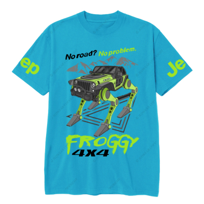 No Road No roblem  Froggy JP T-Shirt