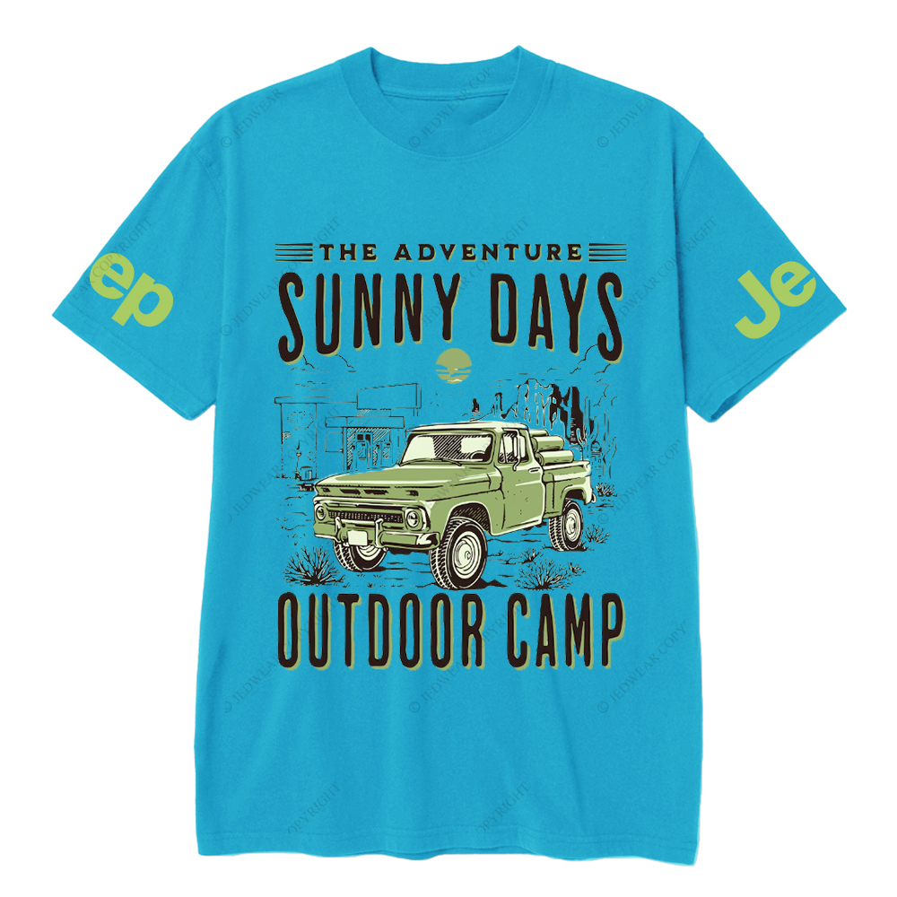 Hawaii The Adventure Summer Days Outdoor Camp JP T-Shirt