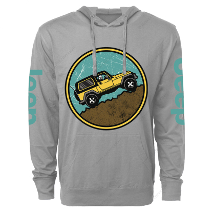 Off-Road Adventure Vehicle Mountain Jp  Lightweight Hoodie