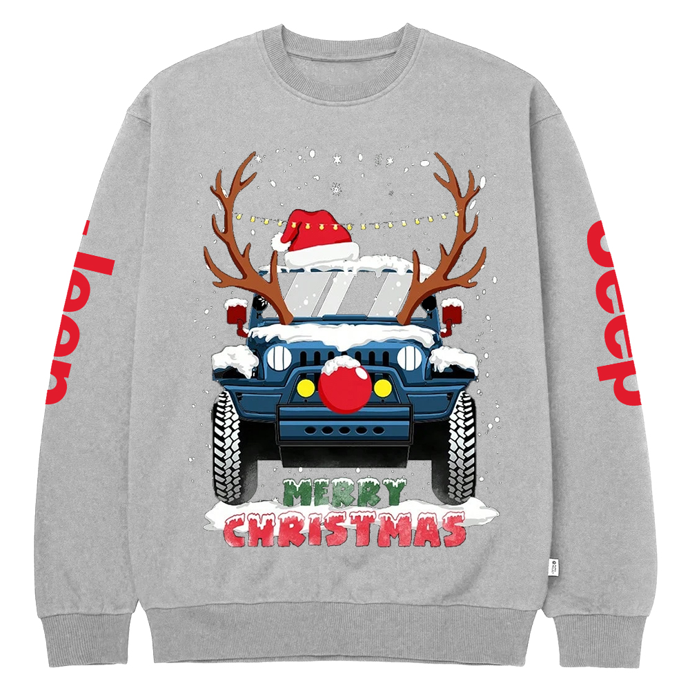 Merry Christmas Santa Jp Crew Neck Sweatshirt