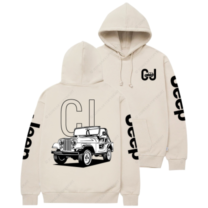 CJ  Offroad Art Jp Casual Hoodie