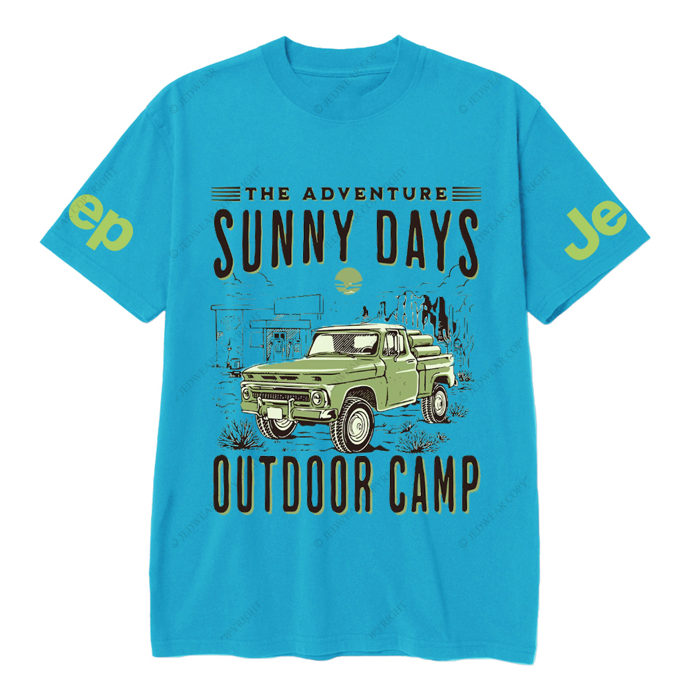 Hawaii The Adventure Summer Days Outdoor Camp JP T-Shirt