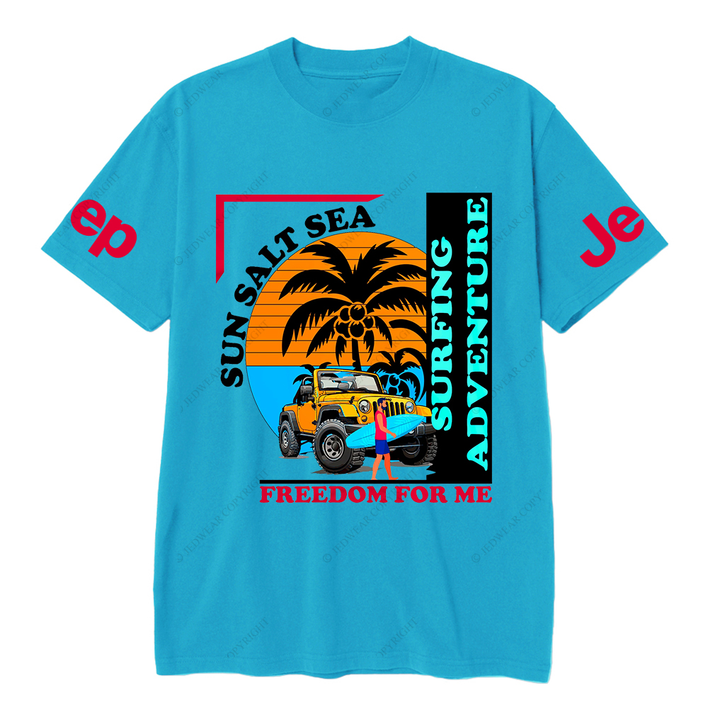 Sun Salt Sea Freedom For Me Surfing Adventure JP T-Shirt