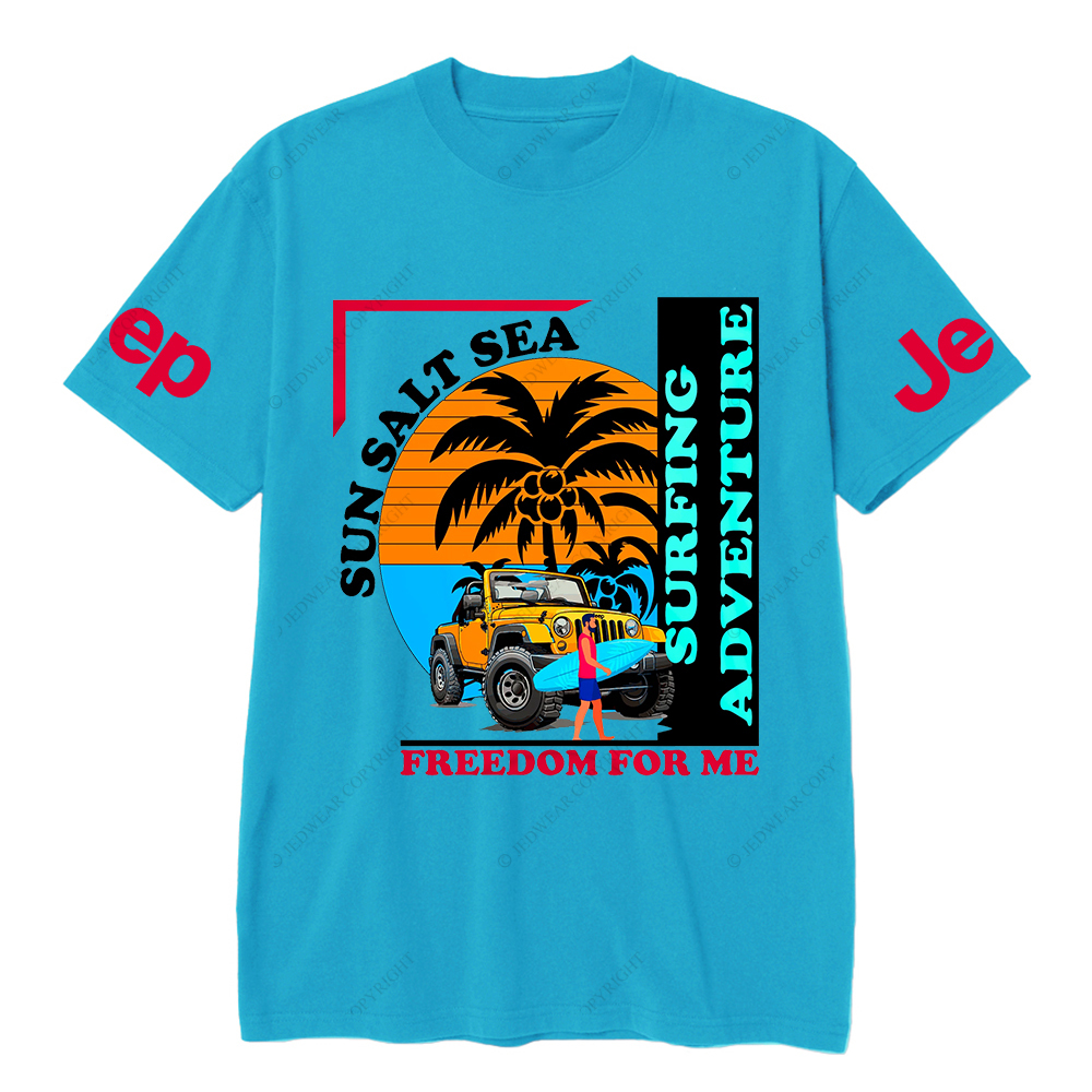 Sun Salt Sea Freedom For Me Surfing Adventure JP T-Shirt