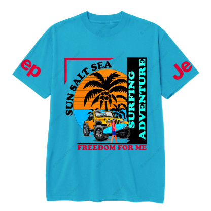 Sun Salt Sea Freedom For Me Surfing Adventure JP T-Shirt