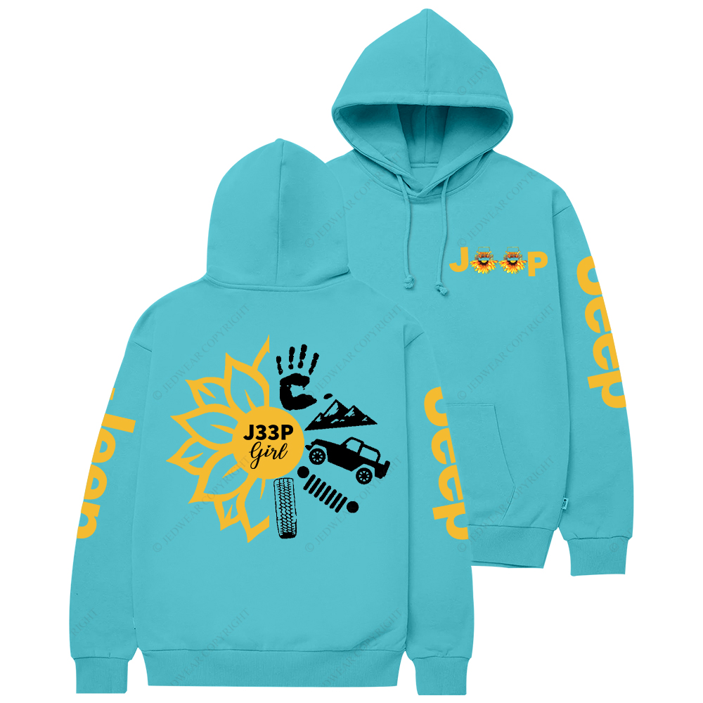 Sunflower Girl Jp Casual Hoodie