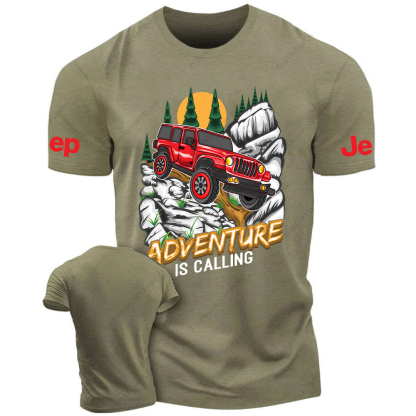 Adventure Is Calling Mountain Road Stones JP T-Shirt