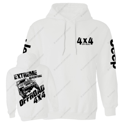 Extreme Adventure Offroad 4x4 Jp Casual Hoodie