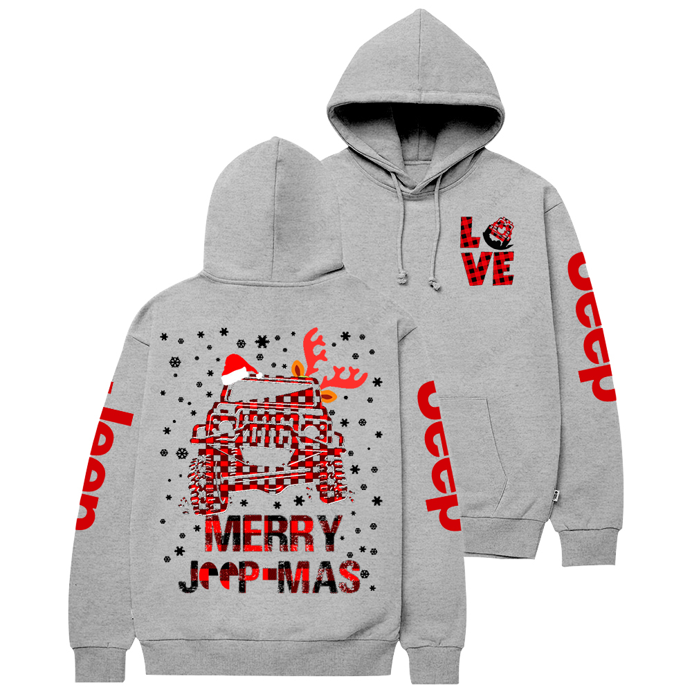 Red Merry Christmas Love Duck Jp Casual Hoodie