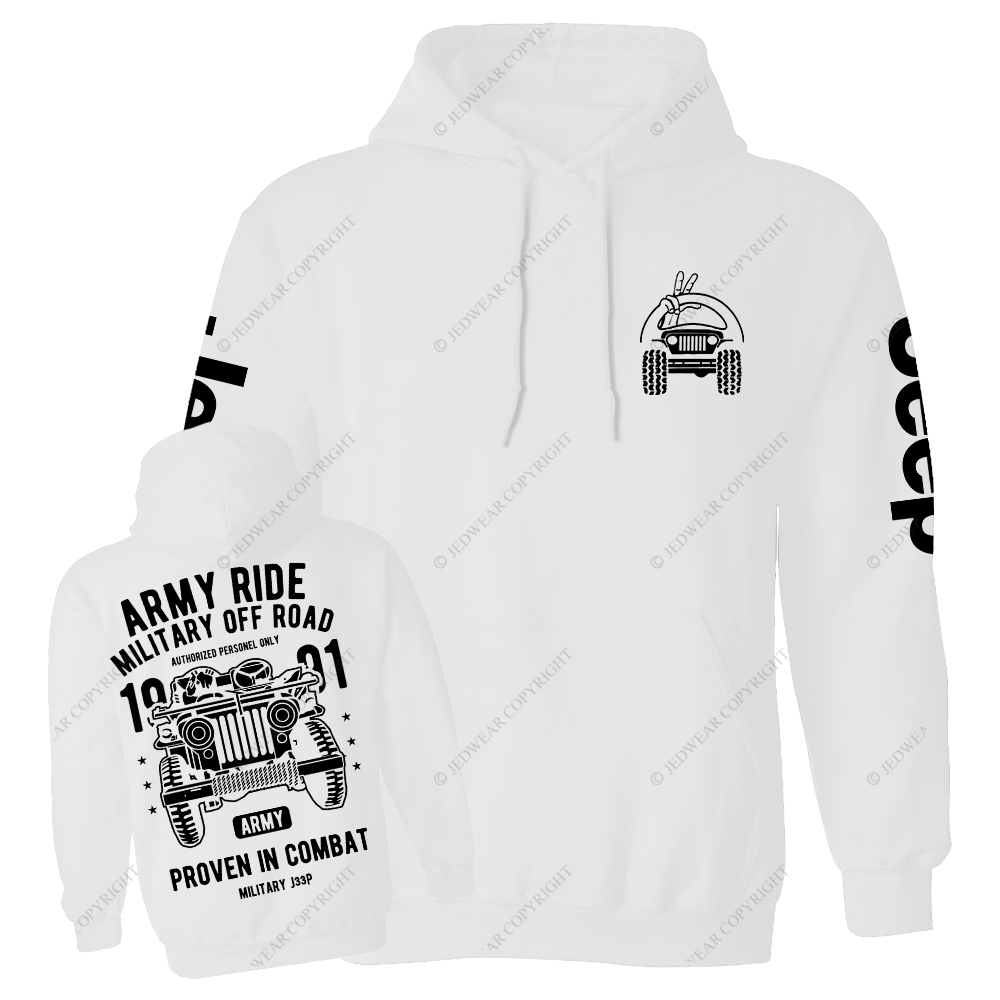 Army Ride Military Off Road 1991 Jp Casual Hoodie