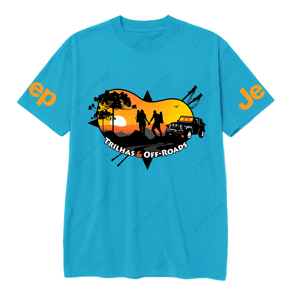 Trilhas Off-Roads Adventure Couples Camping JP T-Shirt