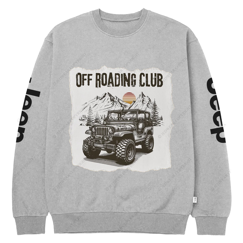 Off-Roading Club Jp Crew Neck Sweatshirt