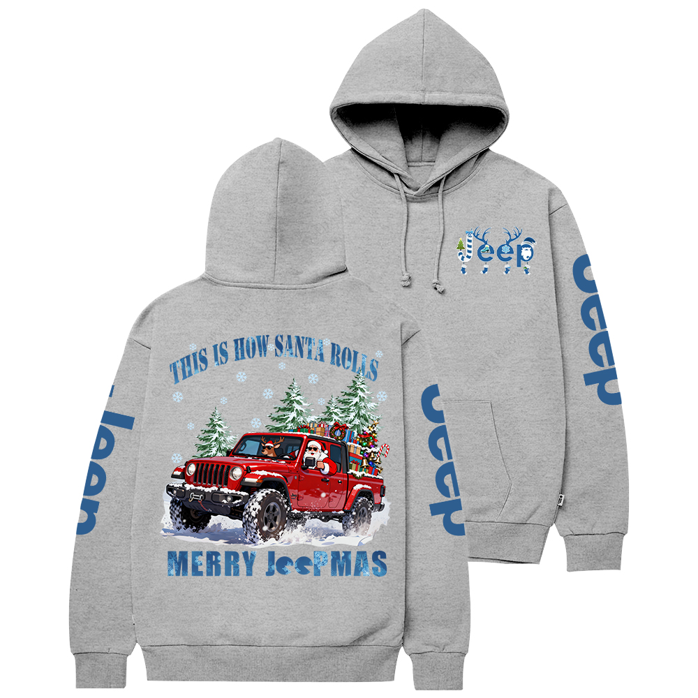 This Is How Santa Rolls Merry Christmas Jp Casual Hoodie
