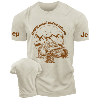 Off-Road Adventure Vehicle On Mountain Road JP T-Shirt
