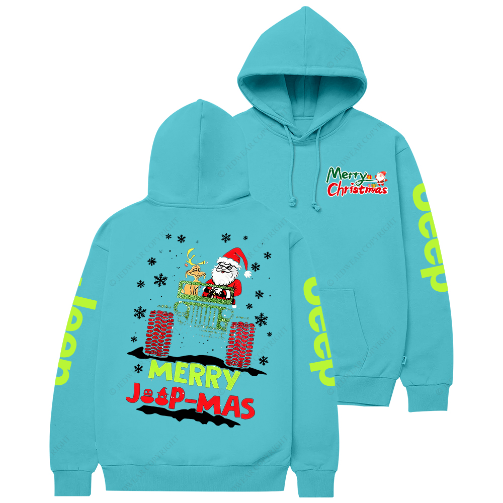 Merry Christmas Santa Claus Driving Jp Casual Hoodie