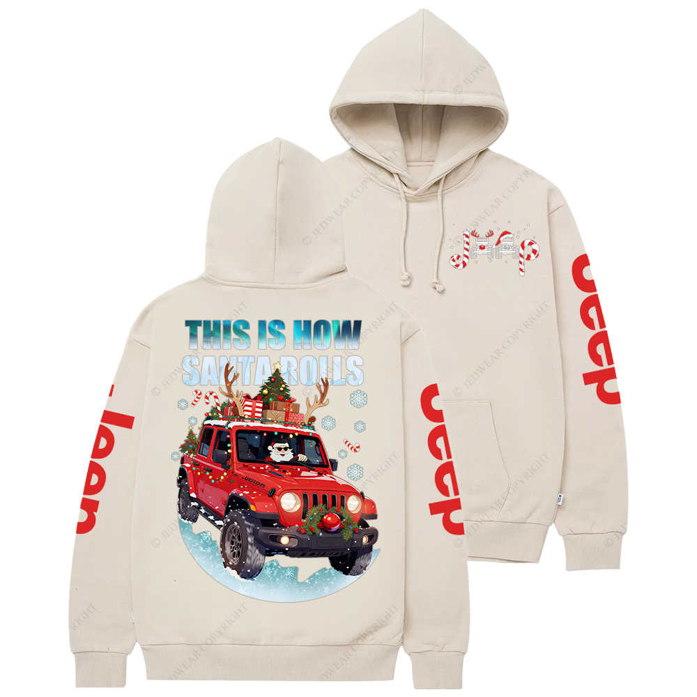 This Is How Santa Rolls Jp Casual Hoodie