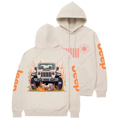 Here Is A Pink Car With A Black Top Parked In The Grass Jp Casual Hoodie