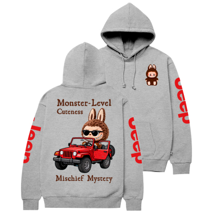 Monster-Level Cuteness Mischief  Mystery Labubu Jp Casual Hoodie